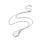 Collier pendentif en aluminium vierge de sublimation, alliage photo vierge image bouteille pendentif collier pour hommes femmes