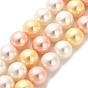 Chapelets de perles nacrées, Grade a, ronde, polie