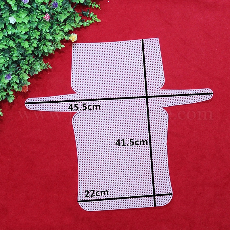 China Factory DIY Rectangle-shaped Plastic Mesh Canvas Sheet, for Knitting  Bag Crochet Projects Accessories 335x355x1mm in bulk online 