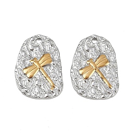 304 подвески из нержавеющей стали, ионное покрытие (ip), слезинка с подвесками в виде стрекоз