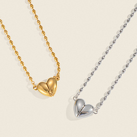 304 магнитные кулоны в форме сердца из нержавеющей стали для женщин