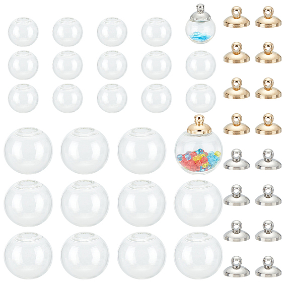 Набор для самостоятельного изготовления стеклянного шара, бутылки с желаниями, подвески