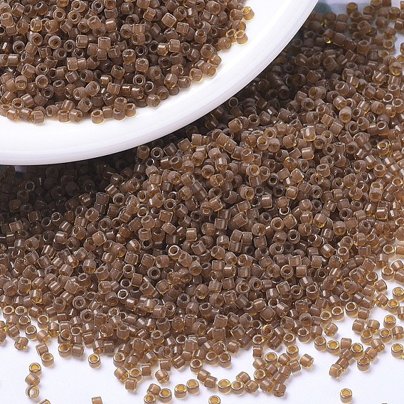 Бусины miyuki delica, цилиндр, японский бисер, 11/0, специальная отделка