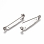 304 Stainless Steel Brooch Pin Back Bar Findings
