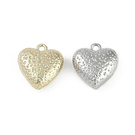 Brass Pendants, Heart Charms