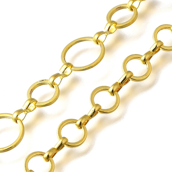 Латунные звенья цепи с покрытием стойки, без кадмия и без свинца, долговечный, несварные, плоско-круглые