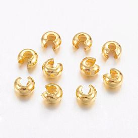 Couvre de perles à écraser en laiton 
