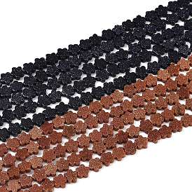 Синтетические голдстоуновские бисер пряди, цветка сливы