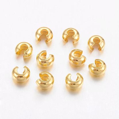 Couvre de perles à écraser en laiton 
