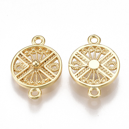 Медные звенья / разъемы, плоско-круглые, без никеля 