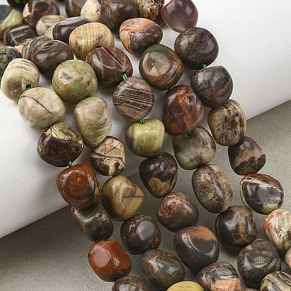 Натуральный камень пикассо / нити из бисера пикассо, самородки, упавший камень