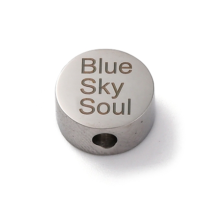 304 billes d'acier inoxydable, plat rond