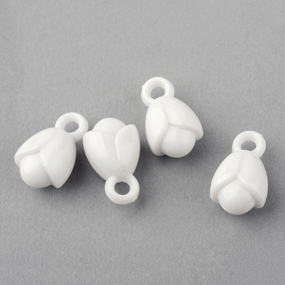 Непрозрачные акриловые подвески, цветок