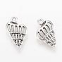 Alloy Pendants, Spiral Shell, Cadmium Free & Lead Free