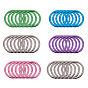 Plated Iron Key Clasp Findings, Keychain Ring Findings