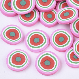 Handmade Fimo Cabochons, Fruchtscheibe