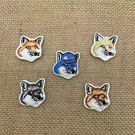 Fox Computerized Embroidery Cloth Iron on/Sew on Patches, Costume Accessories