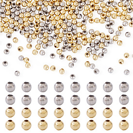 400шт 2 цвета 304 шарики из нержавеющей стали, круглые