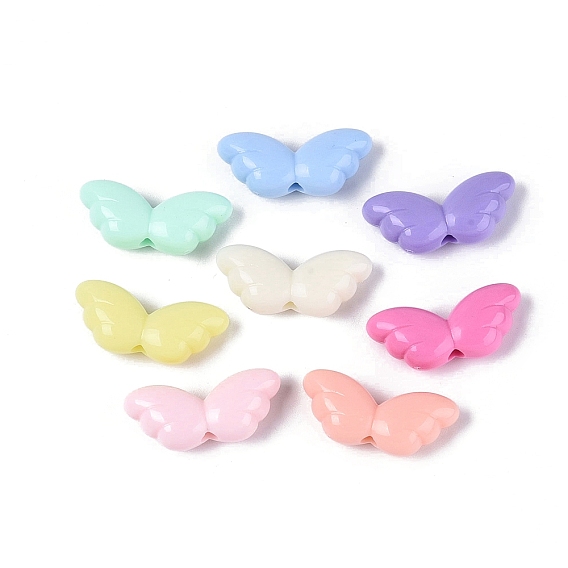 Непрозрачные пластиковые бусины, крыло