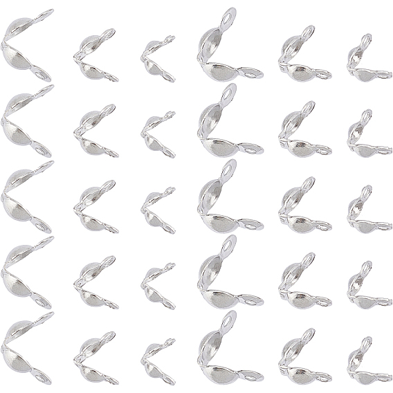 600шт 3 стиль наконечники из нержавеющей стали, Калотте заканчивается, крышка раскладушки