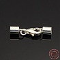 925 Sterling Silver Lobster Claw Clasps, Platinum Plated