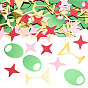 1 Set Paper Confetti, Party Decoration, Cocktail/Star/Oval