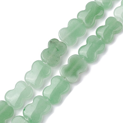 Natural Green Aventurine Beads Strands, Bowknot