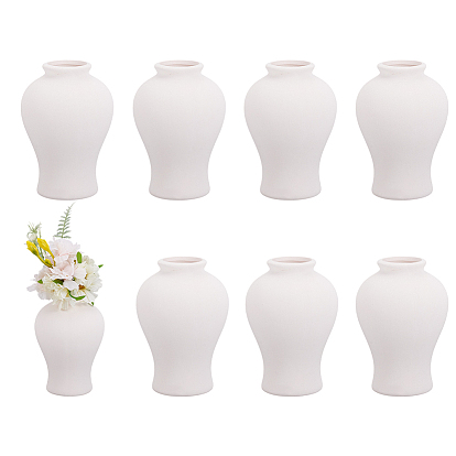Керамические белые вазы-украшения, для украшения свадьбы в домашнем офисе