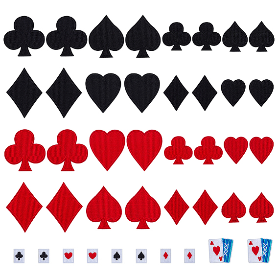 42 шт. фетровые аксессуары с тематикой игральных карт, костюм шляпа сумка украшение аксессуары, разнообразные