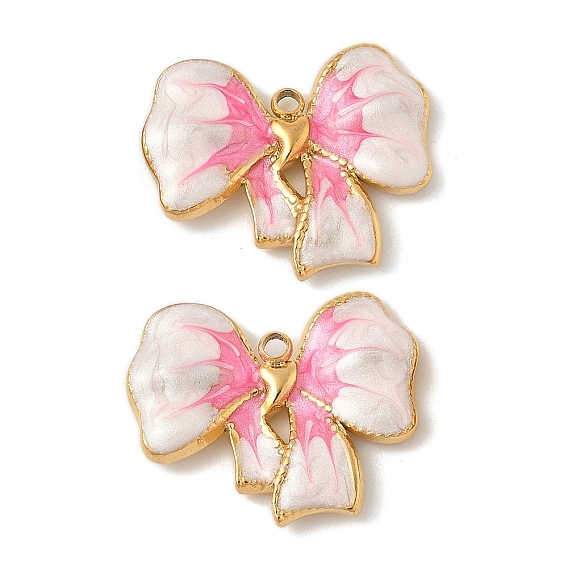 304 нержавеющей стальной эмали подвески, бантом прелести, ионное покрытие (ip)