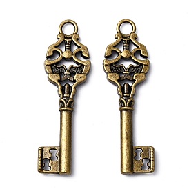 Alloy Pendants, Lead Free and Cadmium Free, Skeleton Key Pendants