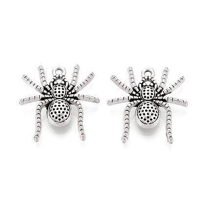 Сплавочные подвески тибетского стиля, паук, без кадмия и без свинца