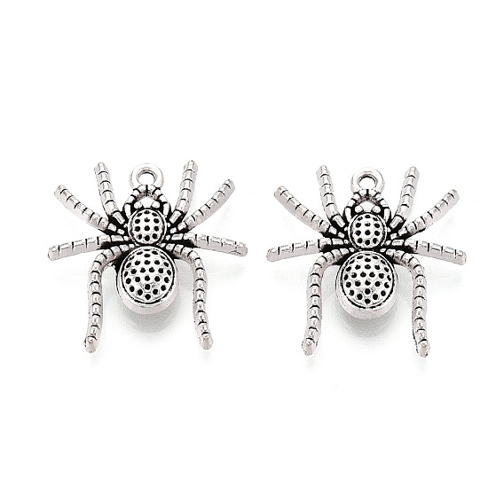 Сплавочные подвески тибетского стиля, паук, без кадмия и без свинца