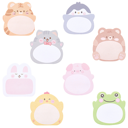 Милые животные блокнот для заметок стикеры, наклейки с наклейками, для офисного школьного чтения