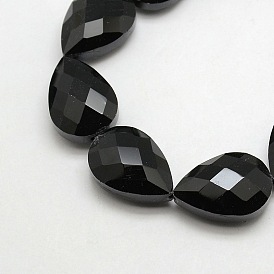 Brins de perles en cristal de verre, facette, 24x17x11mm, Trou: 1mm, Environ 30 pcs/chapelet, 28.3 pouce