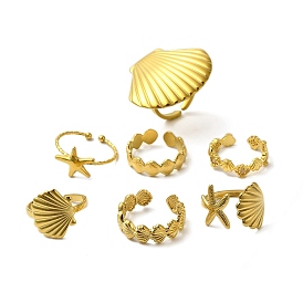 Серия Ocean Beach 304 манжетное кольцо из нержавеющей стали