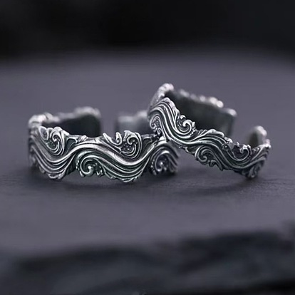 Латунные кольца-манжеты в форме растений