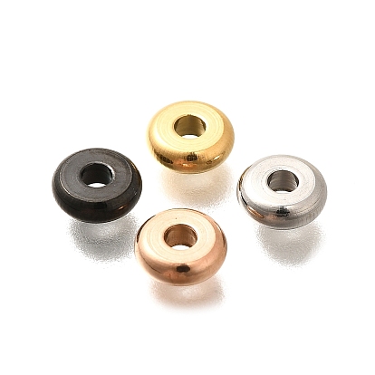 304 из нержавеющей стали разделительные бусины, Плоский круглый / диск