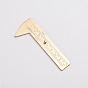 Brass Vernier Caliper, Mini Sliding Pocket Caliper, for Measuring Jewelry Components Bead Wire