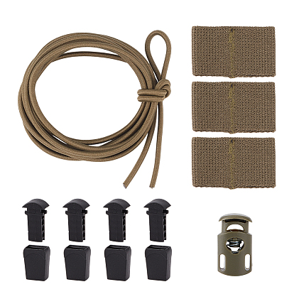 Резиновый ремешок с национальным флагом. Многофункциональный тактический жилет для активного отдыха, аксессуары для рюкзака., с нейлоновой фурнитурой и пластиковыми застежками-молниями и шнурками на концах.