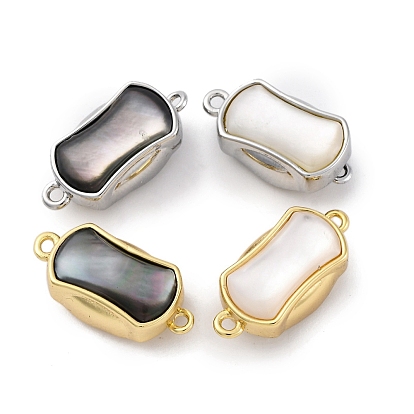 Прямоугольные латунные застежки-коробочки, без кадмия, без никеля и без свинца, с белой и черной оболочкой