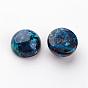 Natural Chrysocolla Cabochons, Half Round/Dome, 8x4mm