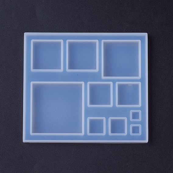 Silicone Molds, Resin Casting Molds, For UV Resin, Epoxy Resin Jewelry Making, Square