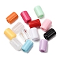Opaque & Transparent Acrylic European Beads, Large Hole Beads, Column