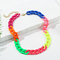 Colorful Acrylic Hip-hop Style Statement Necklace for Women