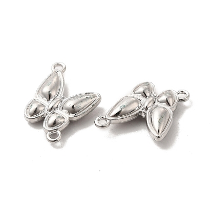 Alloy Connector Charms, Long-Lasting Plated, Cadmium Free & Lead Free, Butterfly Links