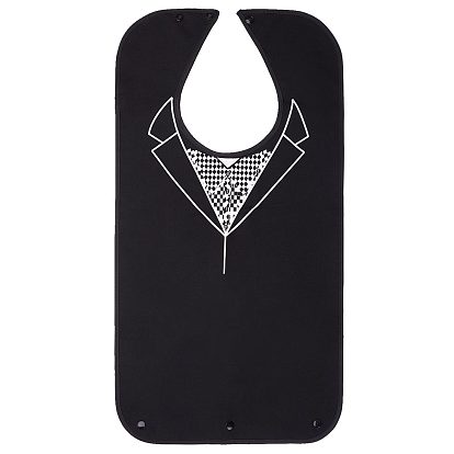 Baberos adultos de poliéster para comer, protector de ropa impermeable reutilizable lavable, baberos para ancianos, Gente débil