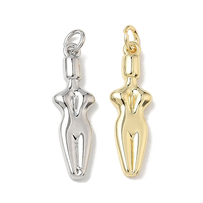 Brass Pendants, Human 
Charms, Long-Lasting Plated, Lead Free & Cadmium Free
