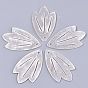 Natural Capiz Shell Pendants, Leaf