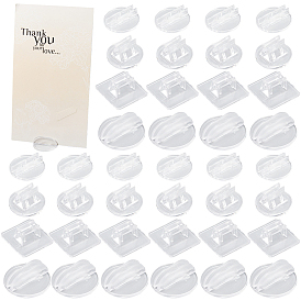 100шт 4 стиль прозрачный пластиковый держатель для карт, для игры в карты